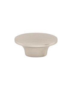 Dakota Oval Cabinet Knob 1 1/2" Brushed Satin Nickel