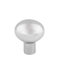 Aspen II Small Egg Cabinet Knob 1 3/16" Polished Chrome