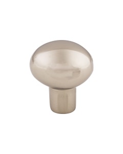 Aspen II Small Egg Cabinet Knob 1 3/16" Polished Nickel