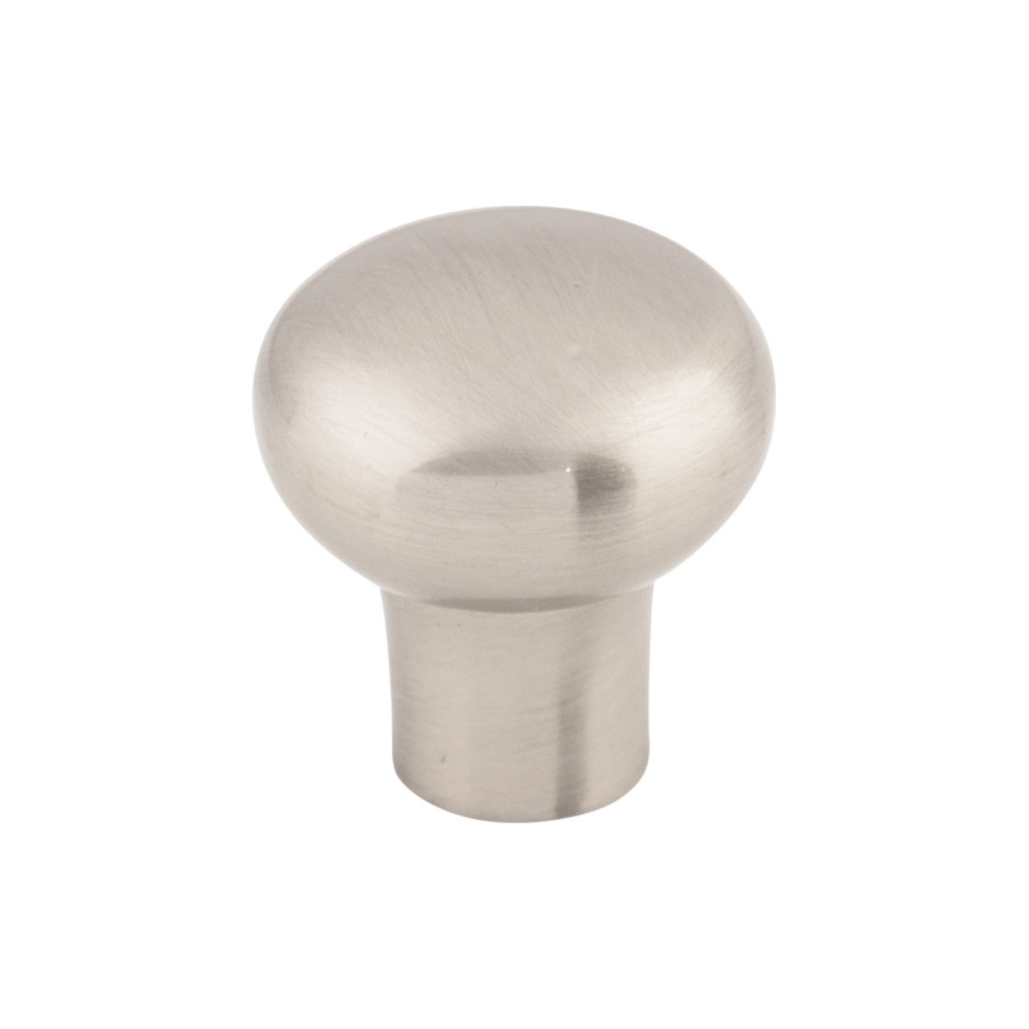 Aspen II Round Cabinet Knob 7/8" Brushed Satin Nickel