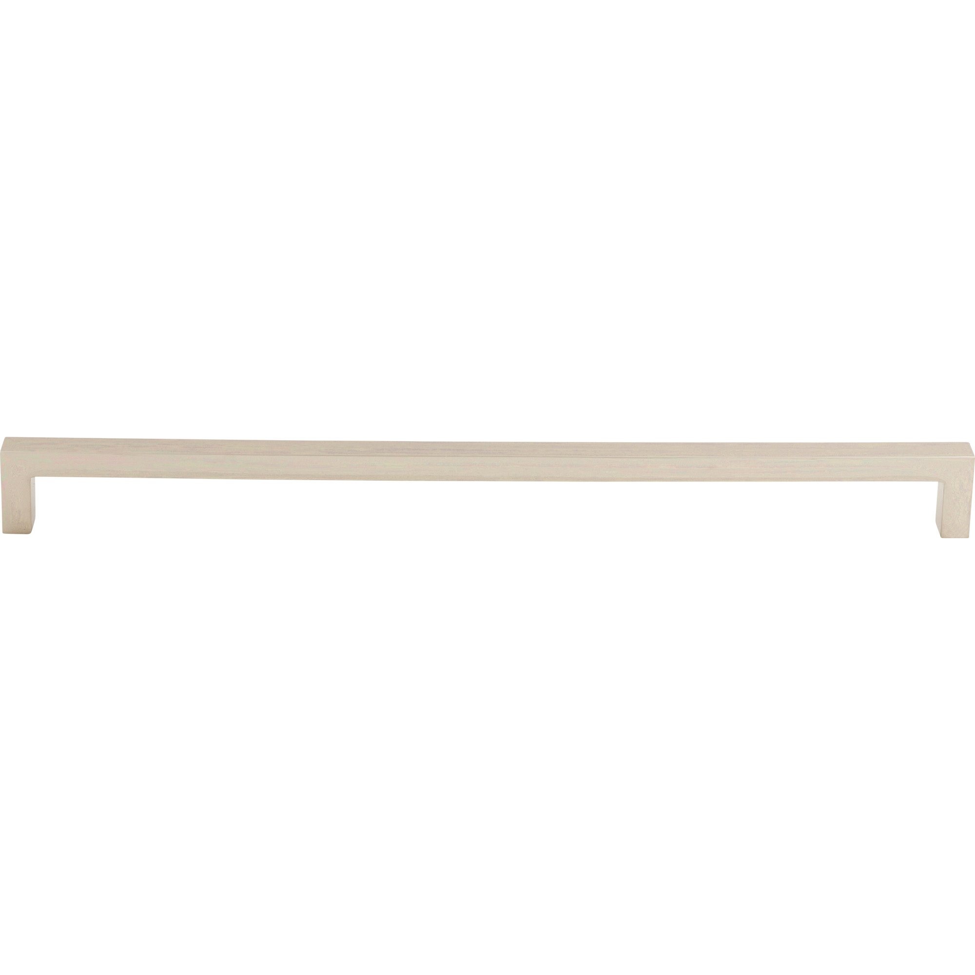 Square Bar Cabinet Pull 17 5/8" Center to Center Polished Nickel