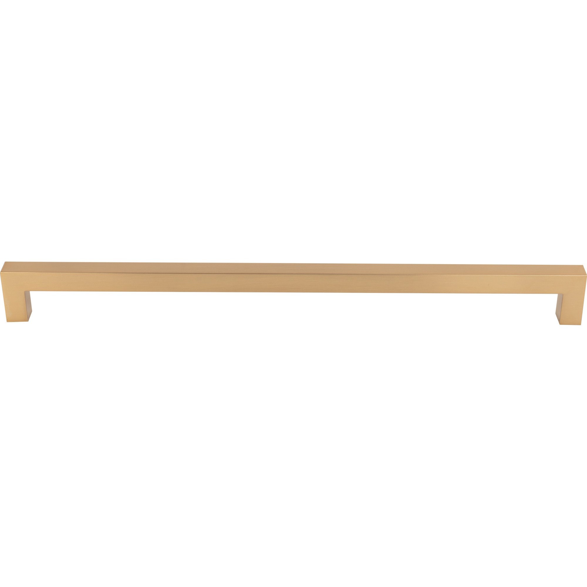 Square Bar Cabinet Pull 12" Center to Center Honey Bronze