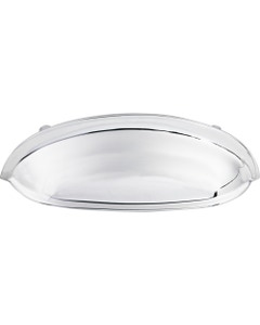 Somerset Cup Cabinet Pull 3" Center to Center Polished Chrome