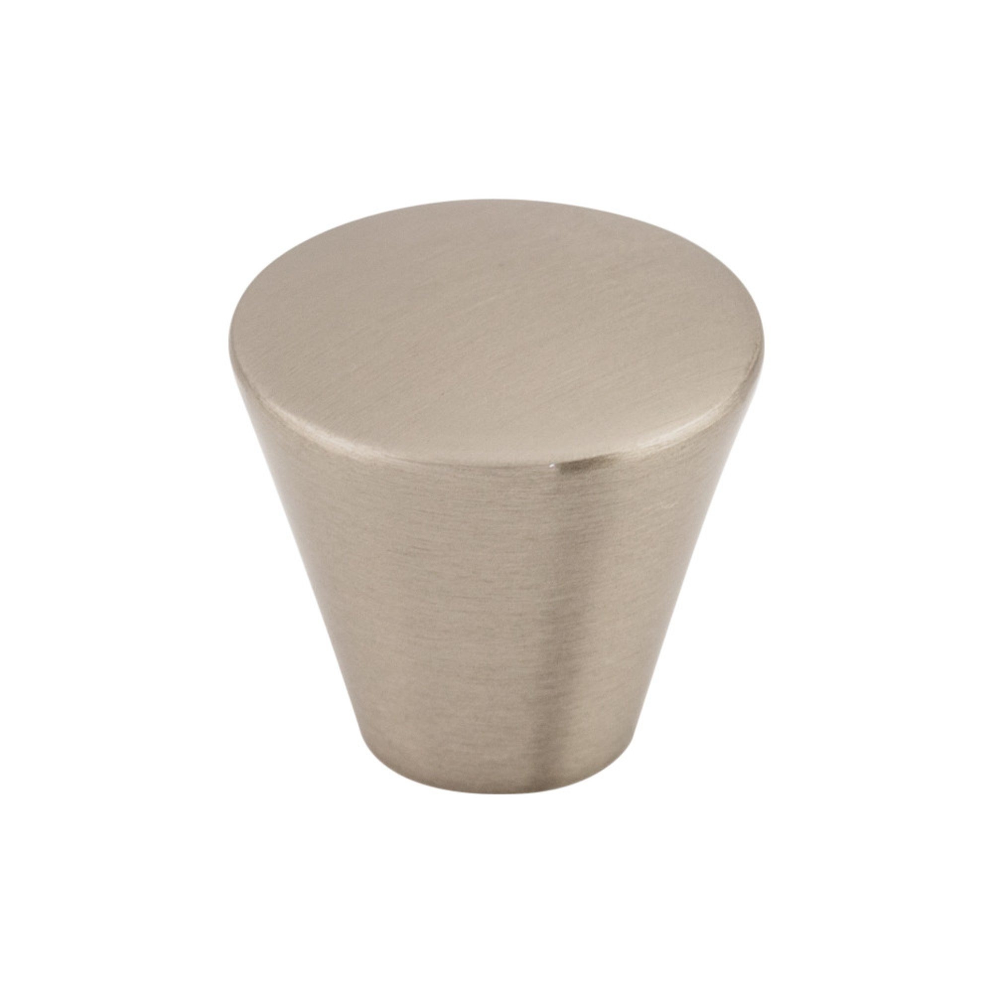 Cone Cabinet Knob 1 1/16" Brushed Satin Nickel