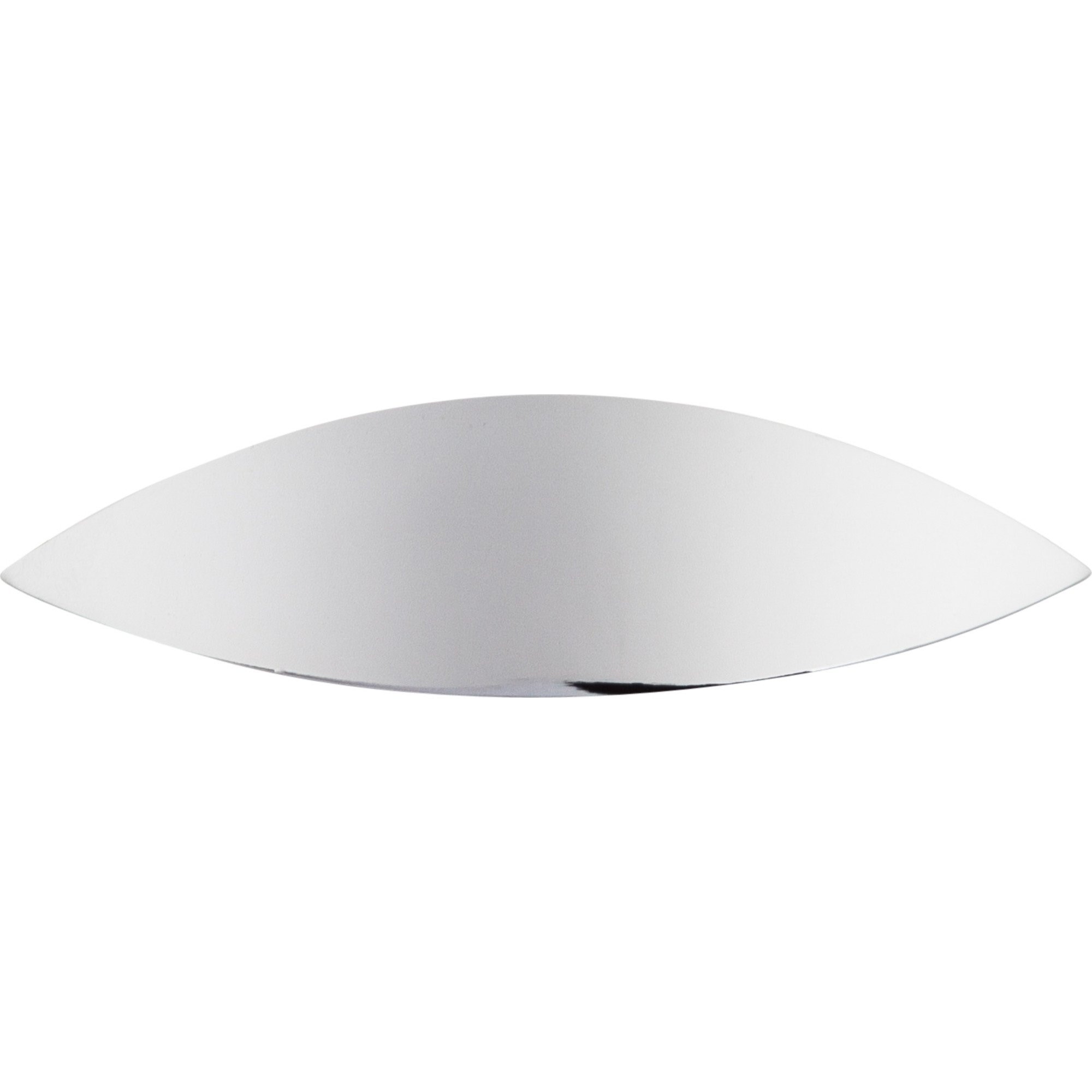 Eyebrow Cup Cabinet Pull 2 1/2" Center to Center Polished Chrome