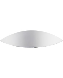 Eyebrow Cup Cabinet Pull 2 1/2" Center to Center Polished Chrome