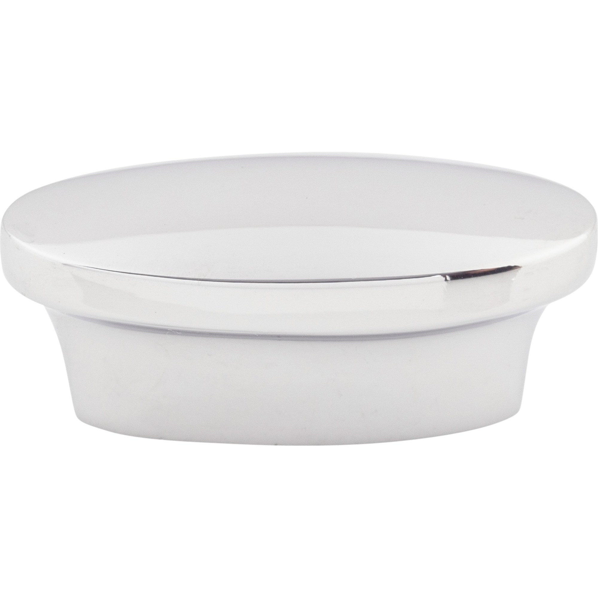Oval Cabinet Pull 5/8" Center to Center Polished Chrome
