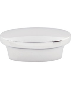 Oval Cabinet Pull 5/8" Center to Center Polished Chrome
