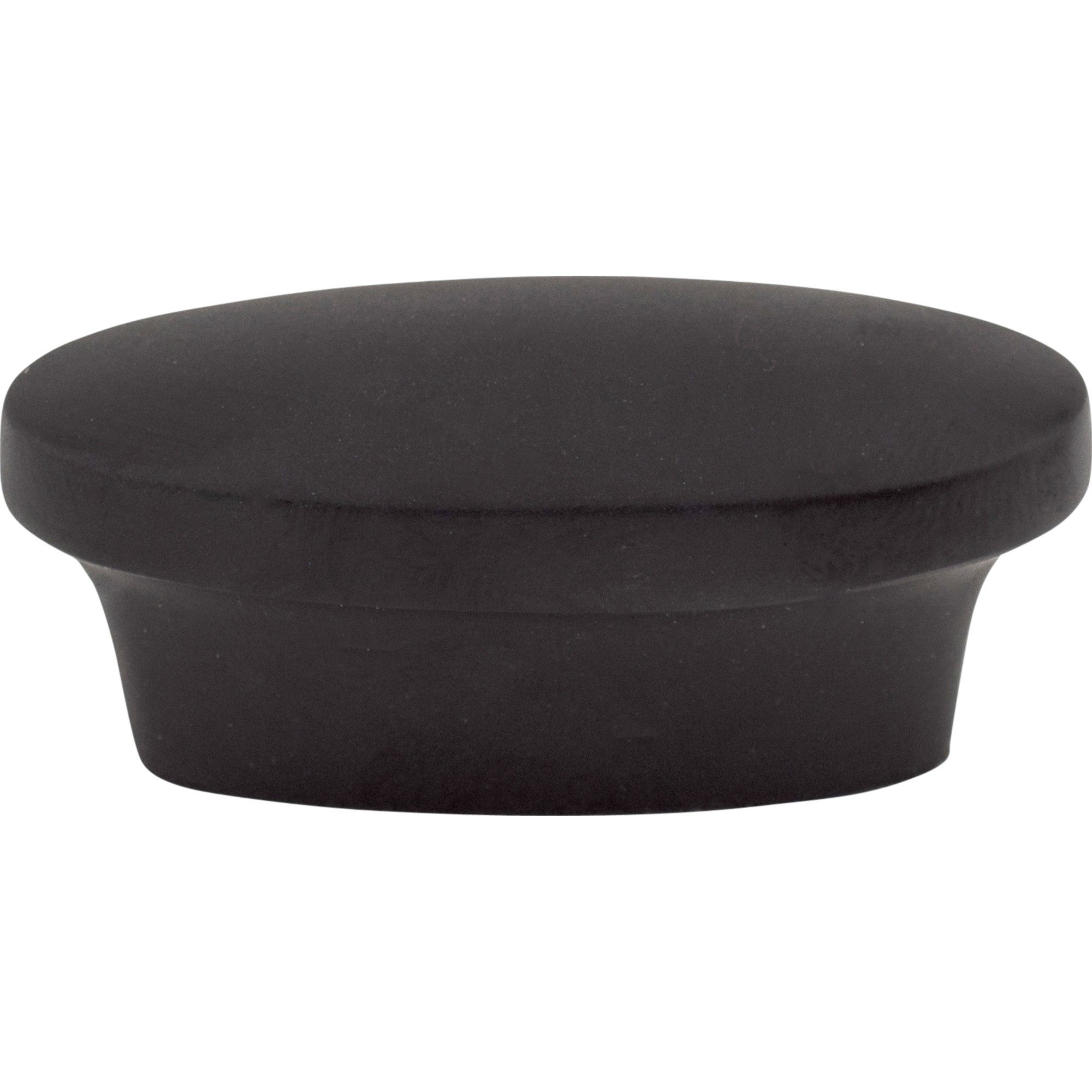 Oval Cabinet Pull 5/8" Center to Center Flat Black