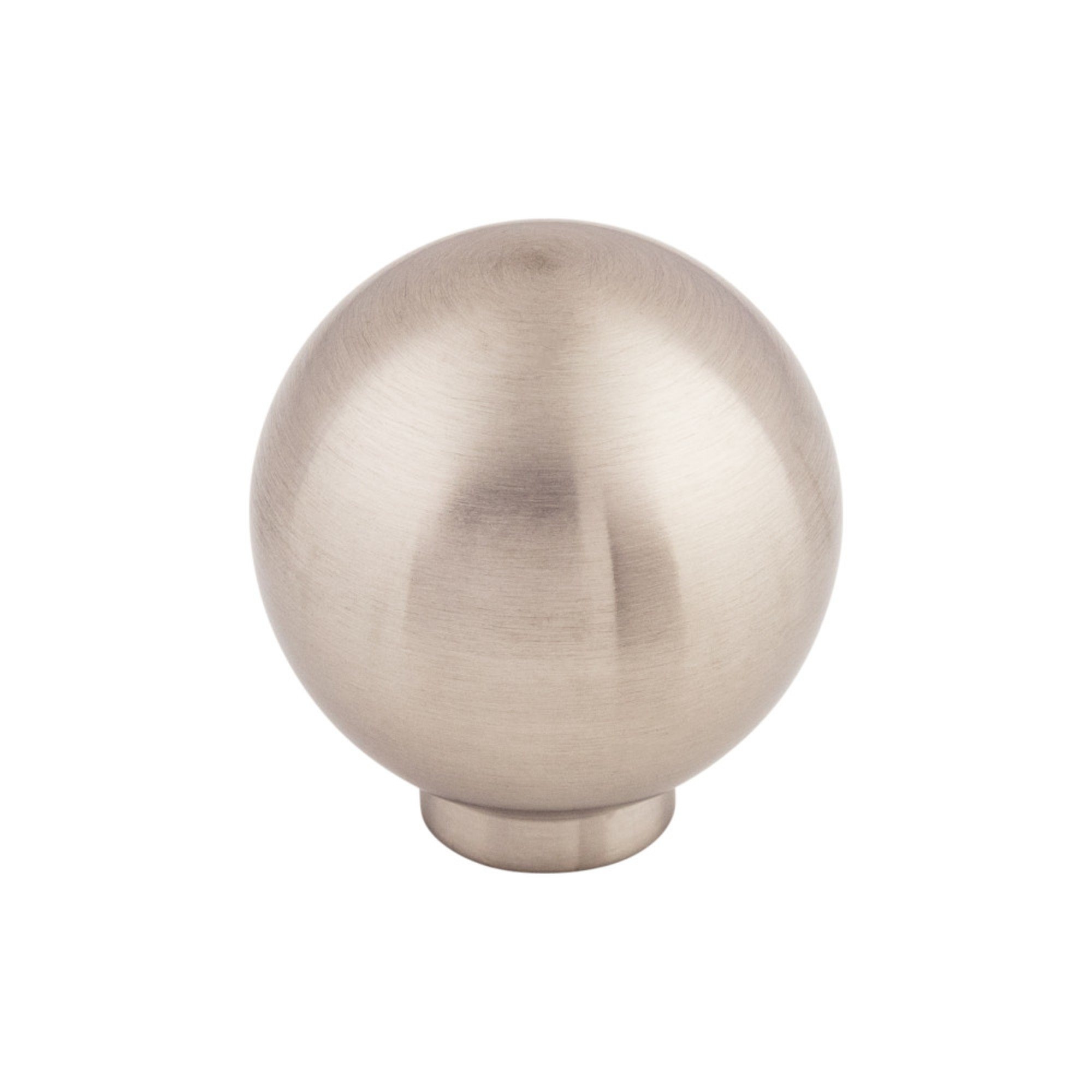 Ball Cabinet Knob 1" Brushed Stainless Steel