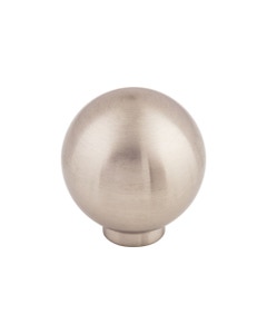 Ball Cabinet Knob 1" Brushed Stainless Steel