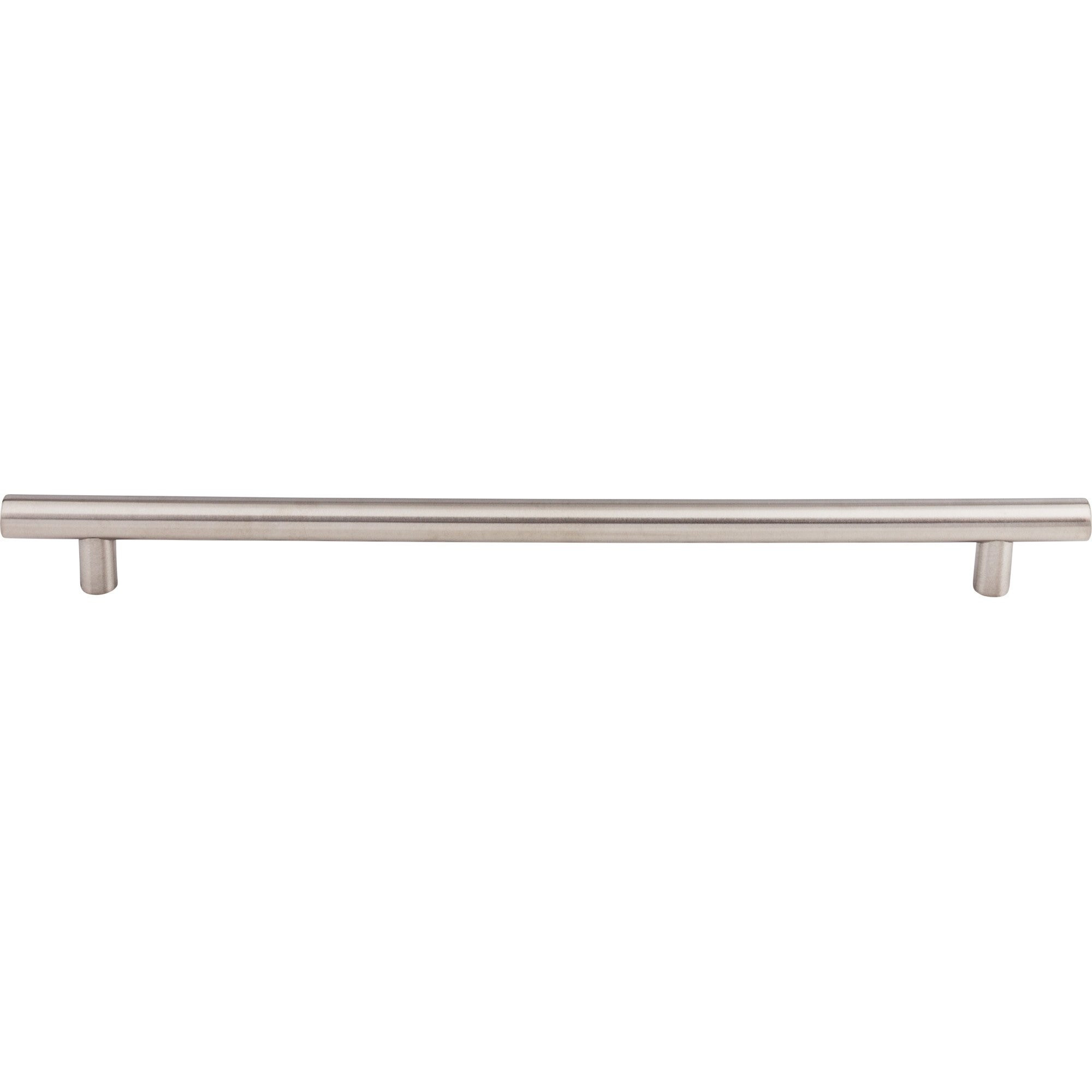 Hollow Bar Cabinet Pull 11 11/32" Center to Center Brushed Stainless Steel