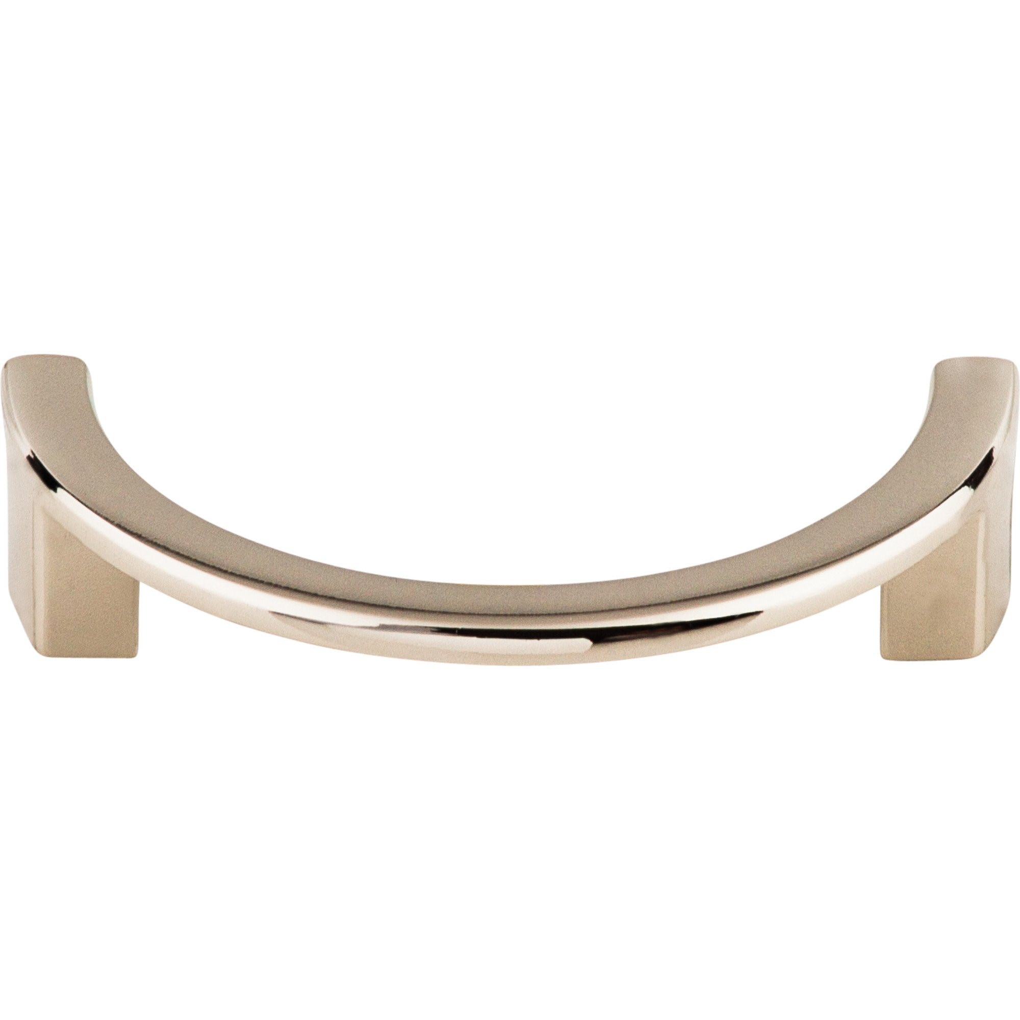 Half Circle Open 3 1/2" Center to Center Finger Cabinet Pull