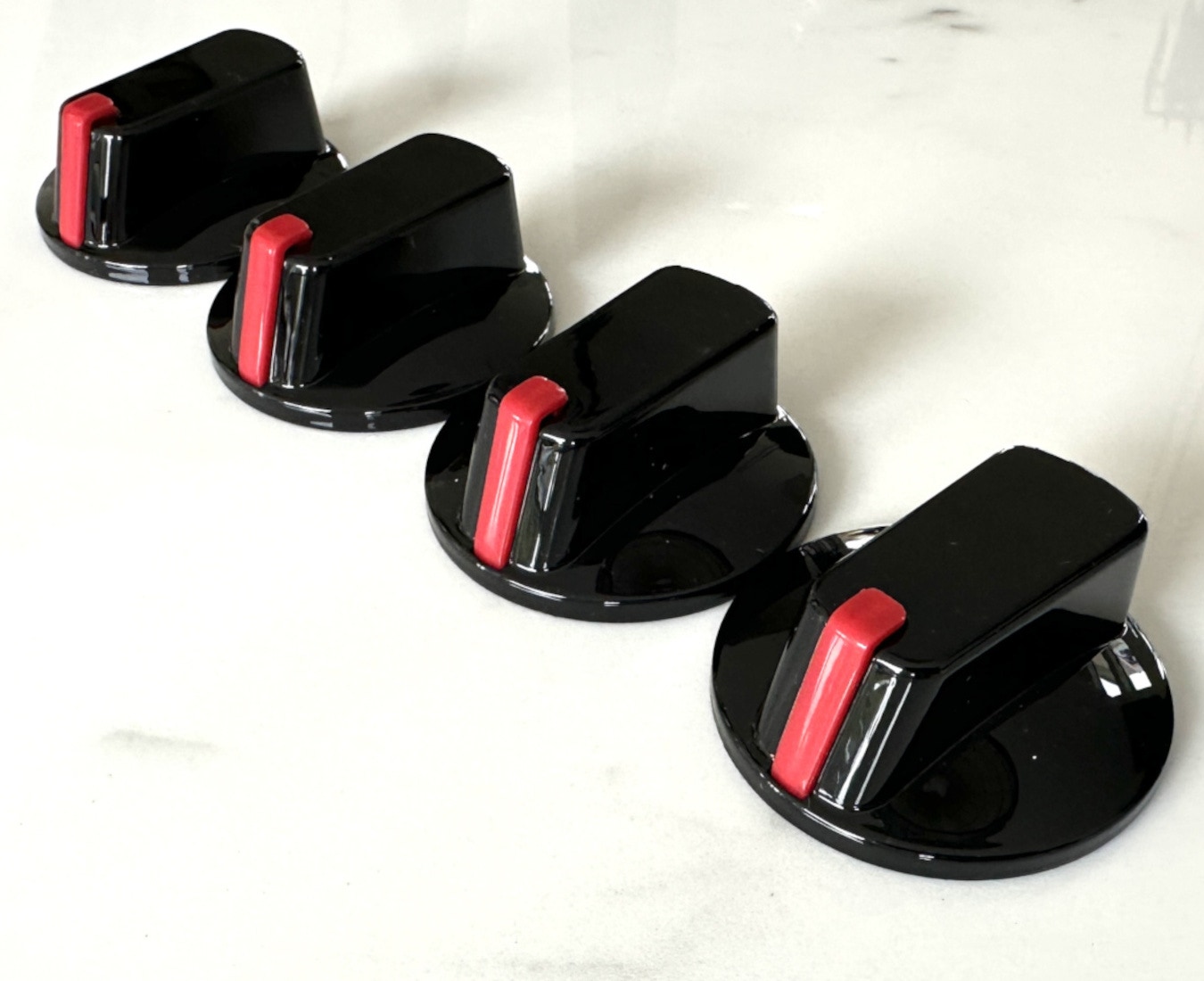 Universal Black Stove Knobs 55MM 4 Pack