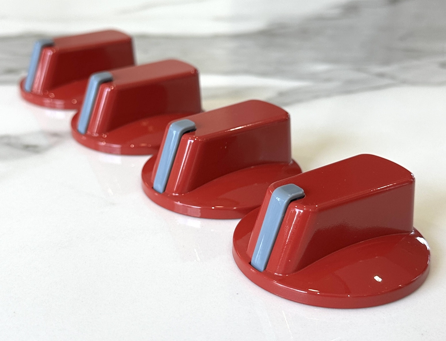 Universal Red Stove Knobs 48MM 4 Pack