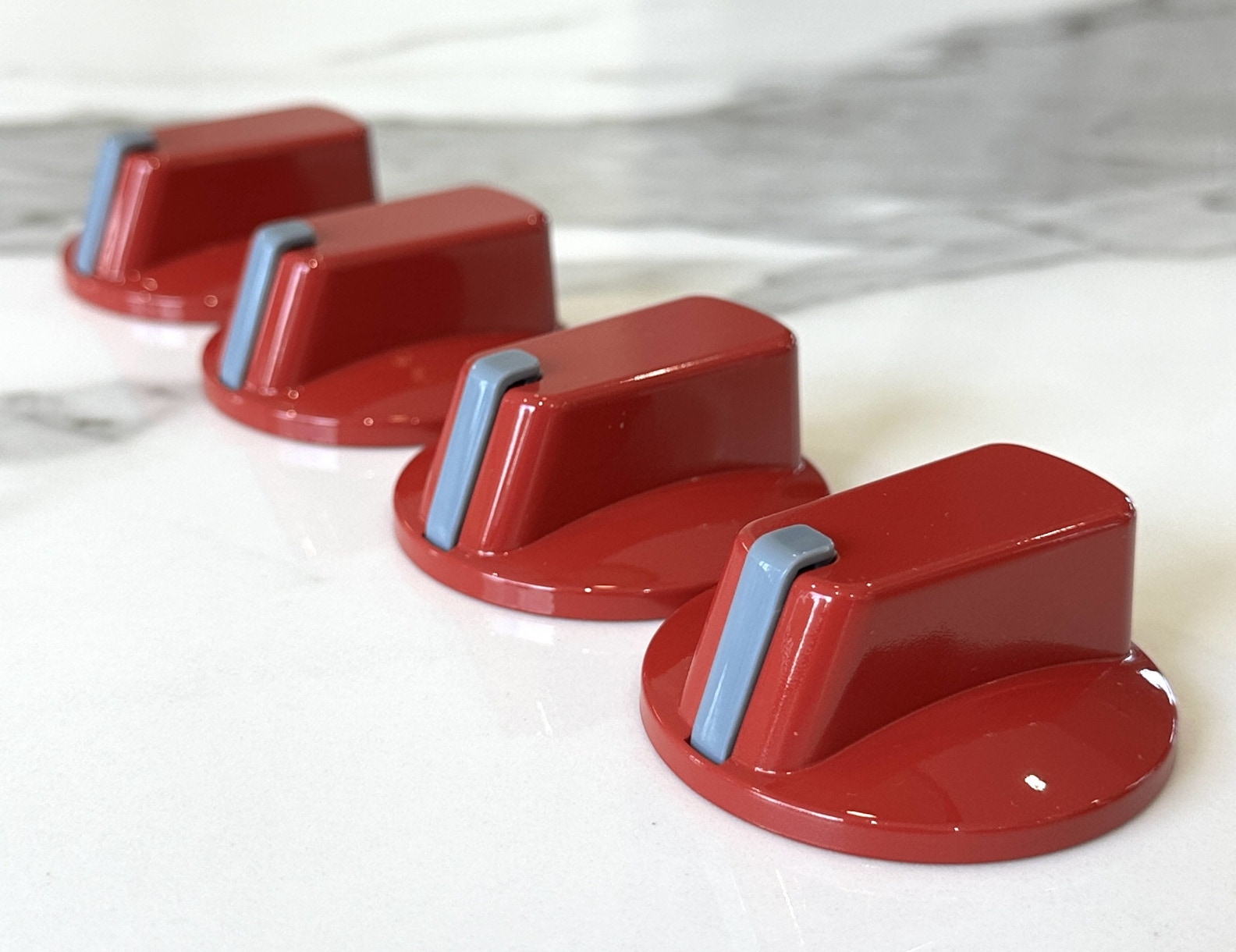 Universal Red Stove Knobs 55MM 4 Pack